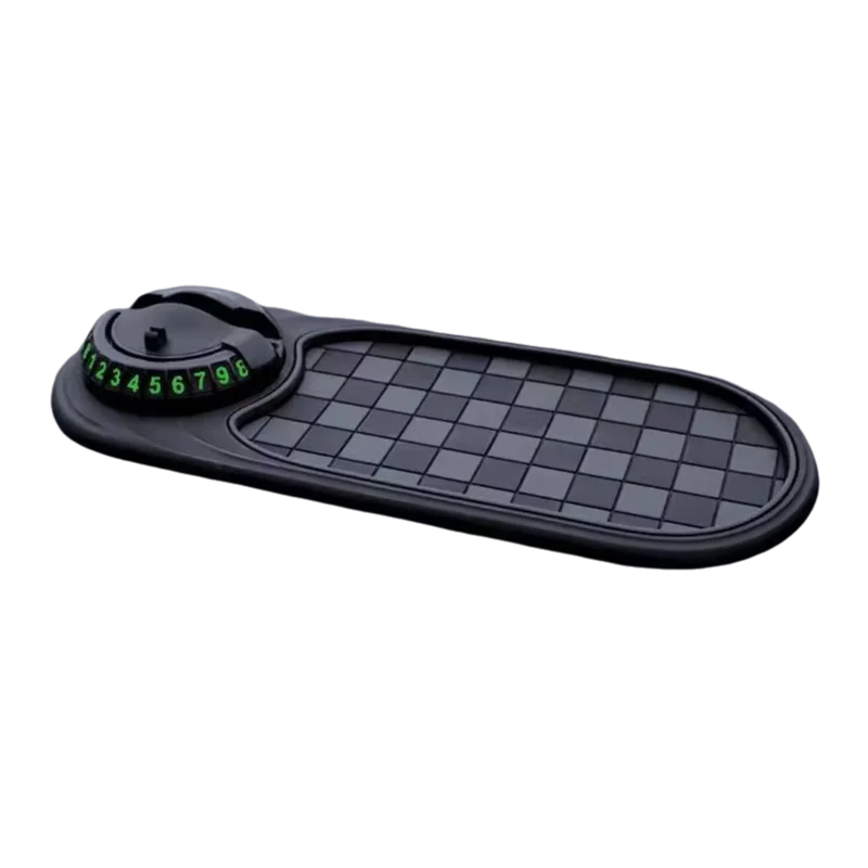 SEAMETAL Car Dashboard Phone Holder with Anti Slip Mat 360-Degree Rotation Stable Phone Mount Head-Up Auto Navigation Holder