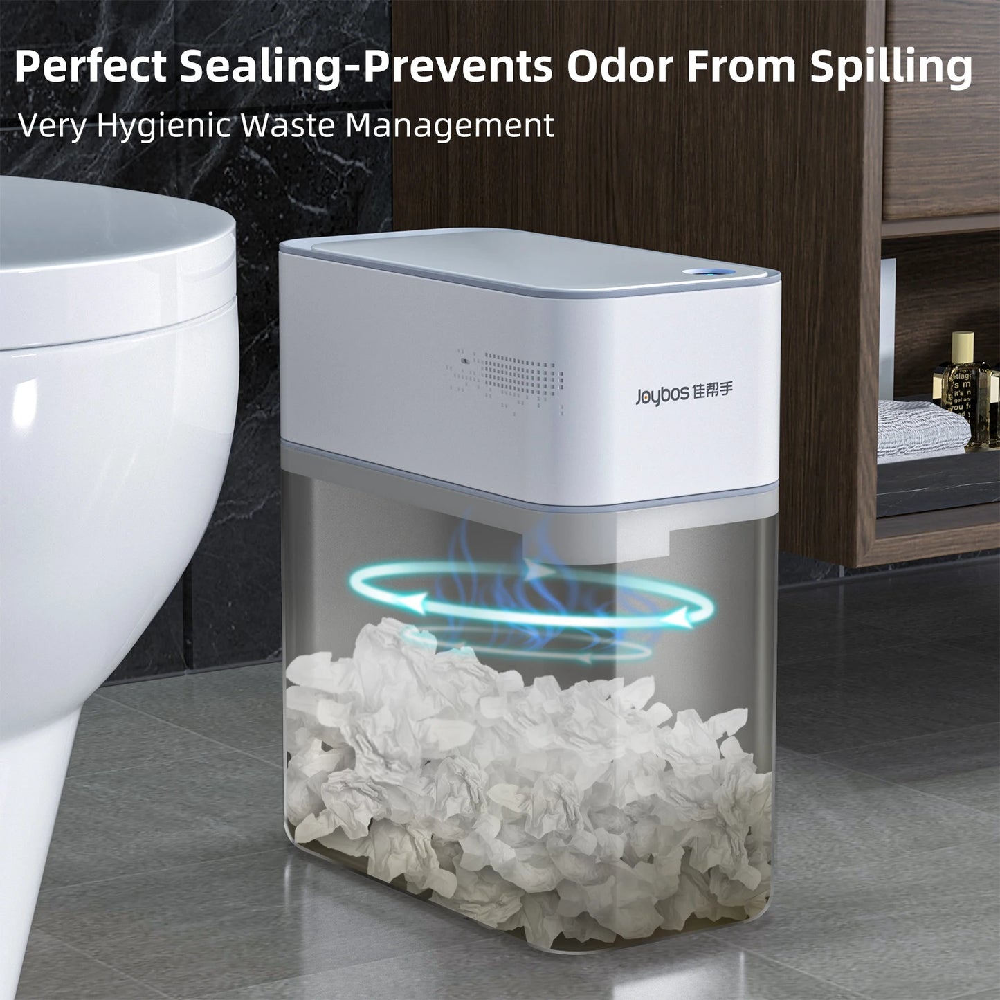 Smart Automatic Bagging Touchless Electronic Bathroom Trash Can