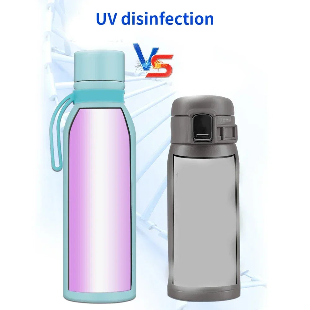 UVC Sterilization Smart Display 600ml Water Bottle
