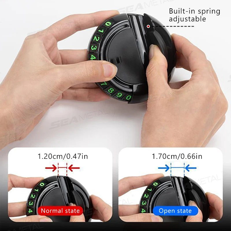 SEAMETAL Car Dashboard Phone Holder with Anti Slip Mat 360-Degree Rotation Stable Phone Mount Head-Up Auto Navigation Holder