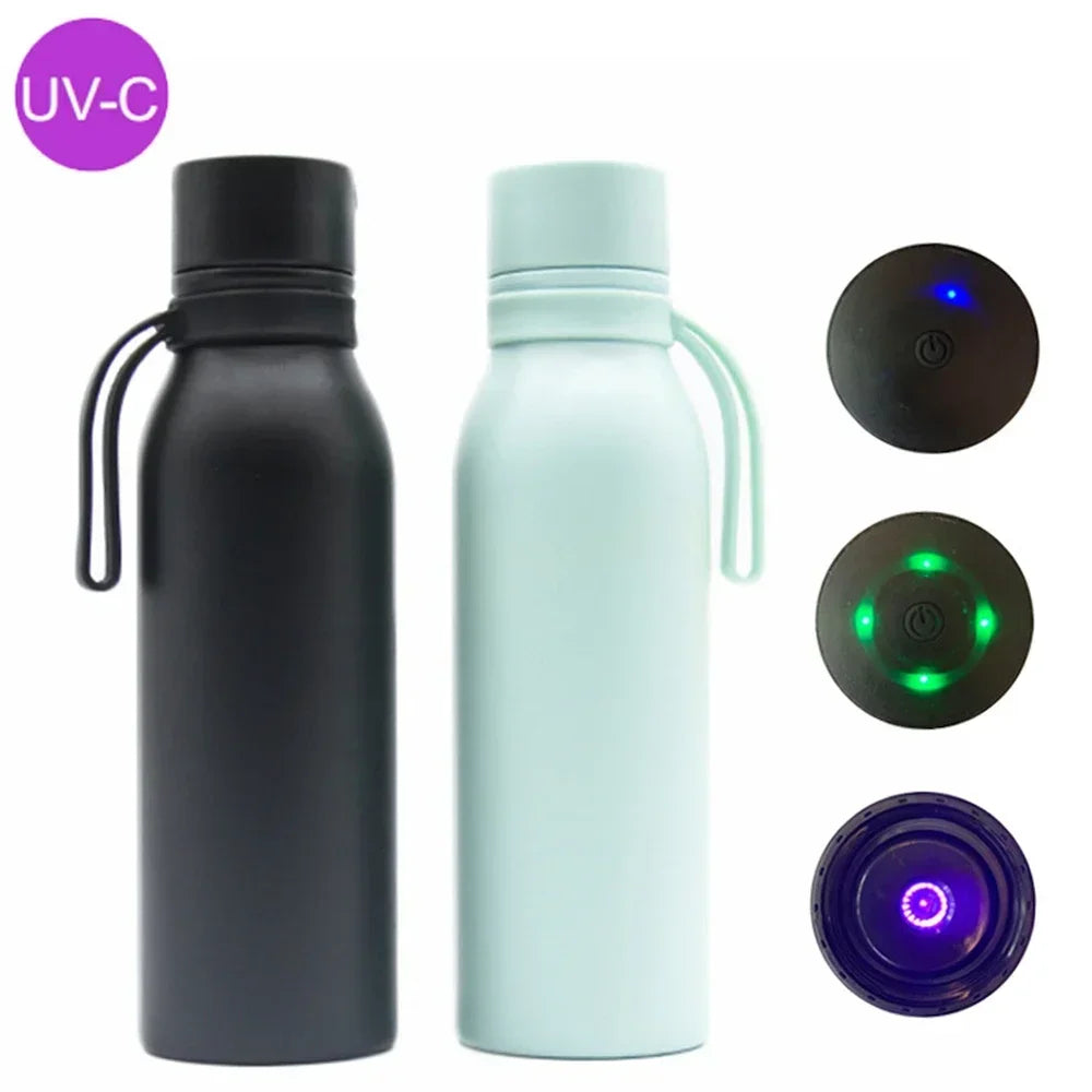 UVC Sterilization Smart Display 600ml Water Bottle