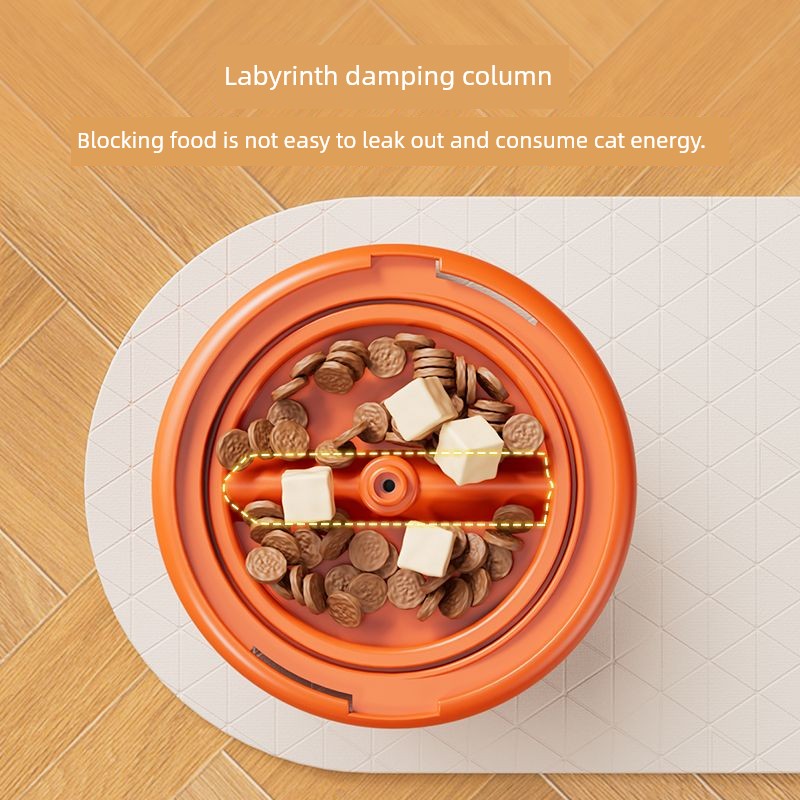 Wobbly Treat Duck - Interactive Cat & Dog Puzzle Feeder Toy for Slow Snacking & Play