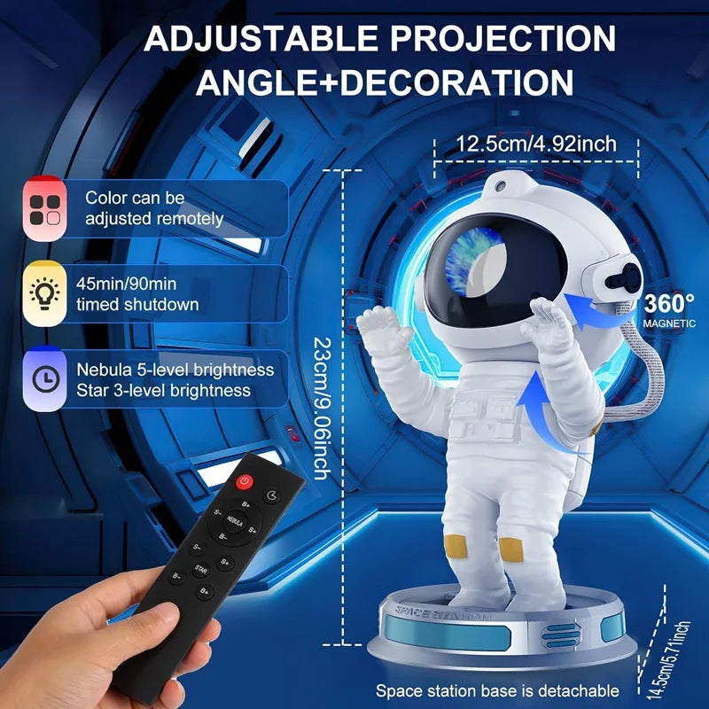 Galaxy Star Astronaut Projector Night Light
