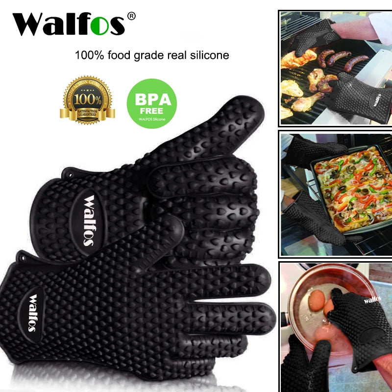 Walfos Silicone Heat Resistant Kitchen Glove