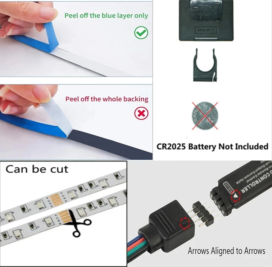 Led Strip Rgb 5050 Usb Ice Lamp 10 Meters 5V Led Wall Room Colorful Children Into The Room Light Focus Wifi Bluetooth Led Ribbon