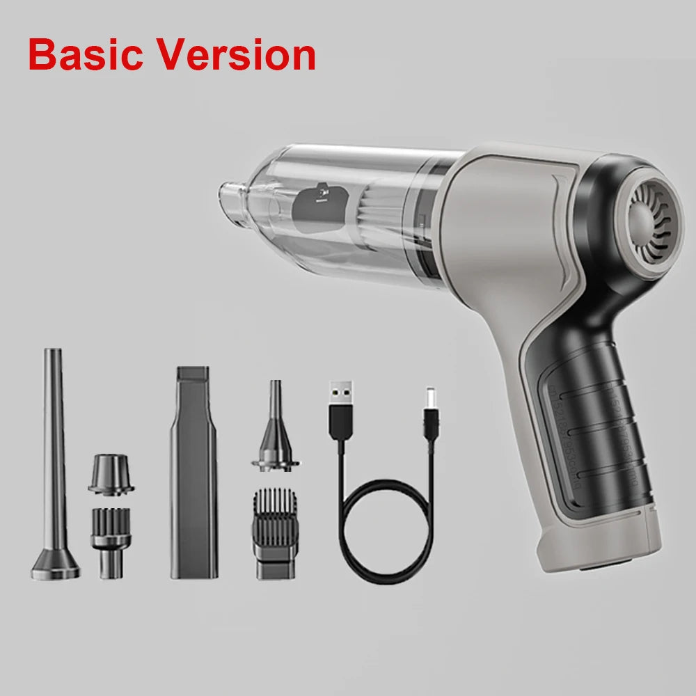 95000PA Wireless Handheld Car Vacuum Cleaner – Powerful Cordless Mini Vacuum & Blower for Car and Home