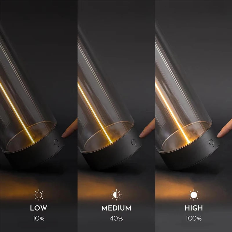 AUGE Flexible Filament LED Magnetic Cordless Table Lamp