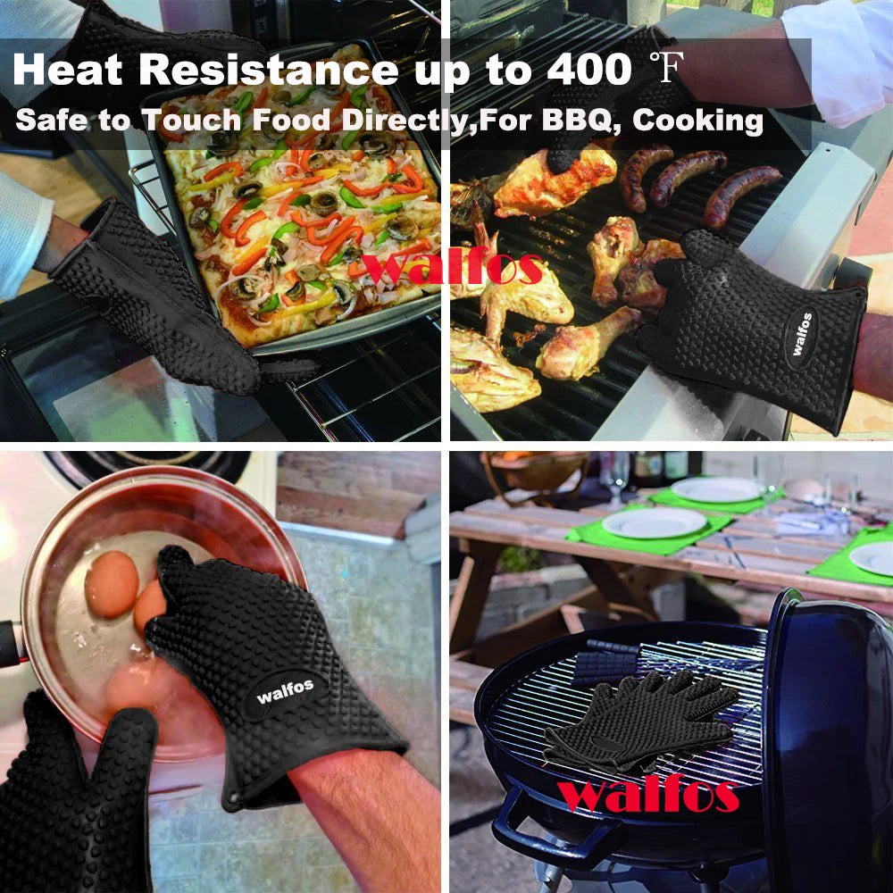 Walfos Silicone Heat Resistant Kitchen Glove