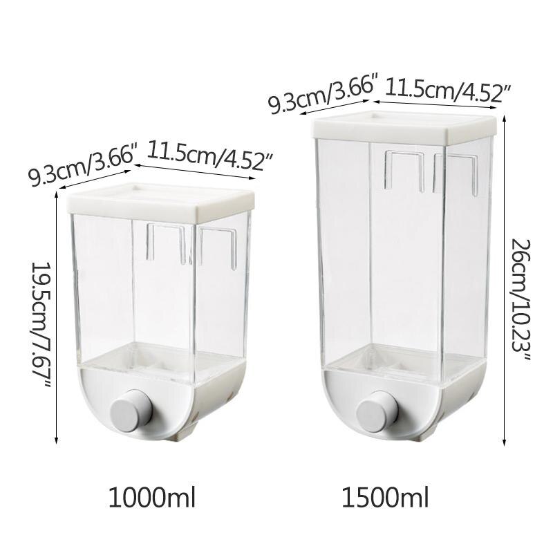 Plastic Storage Dispenser Container for Grain or Food