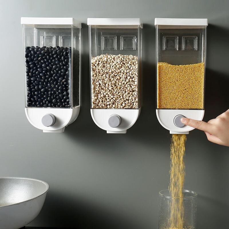 Plastic Storage Dispenser Container for Grain or Food