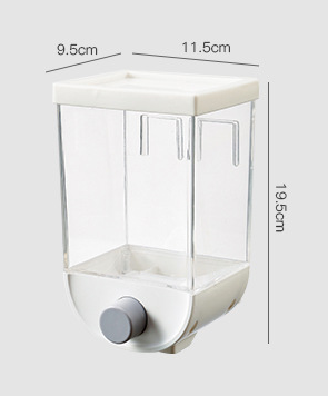Plastic Storage Dispenser Container for Grain or Food