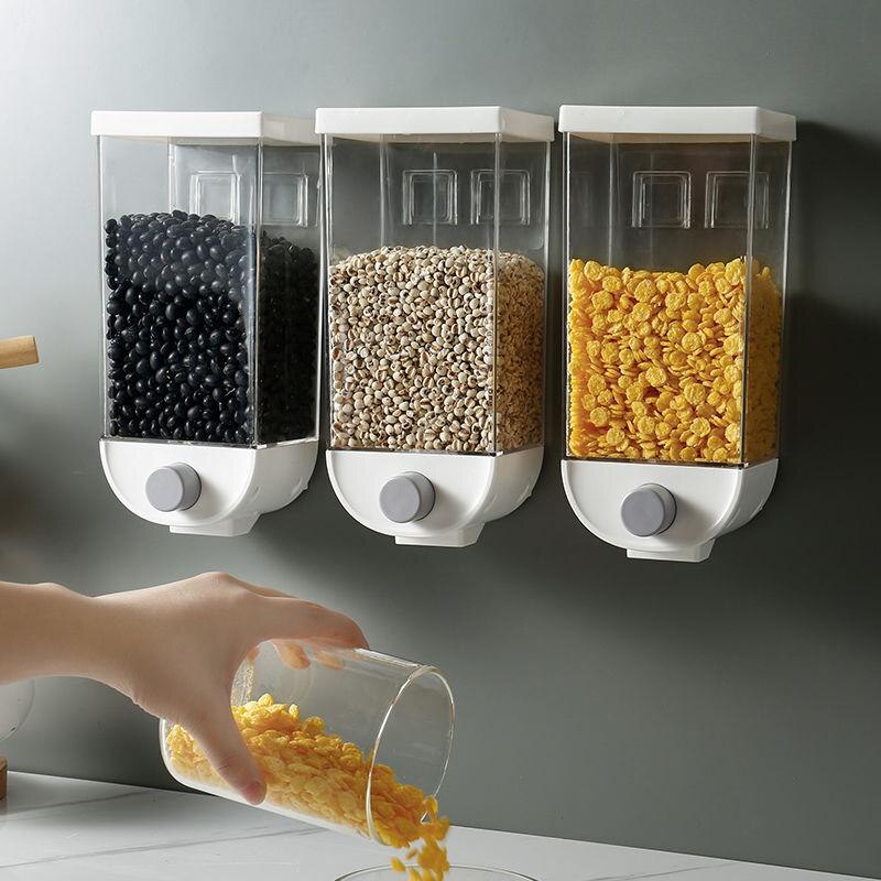 Plastic Storage Dispenser Container for Grain or Food