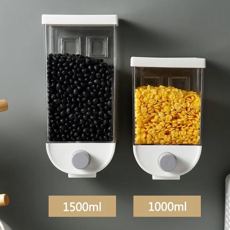 Plastic Storage Dispenser Container for Grain or Food