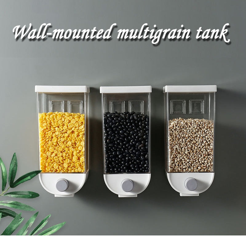 Plastic Storage Dispenser Container for Grain or Food