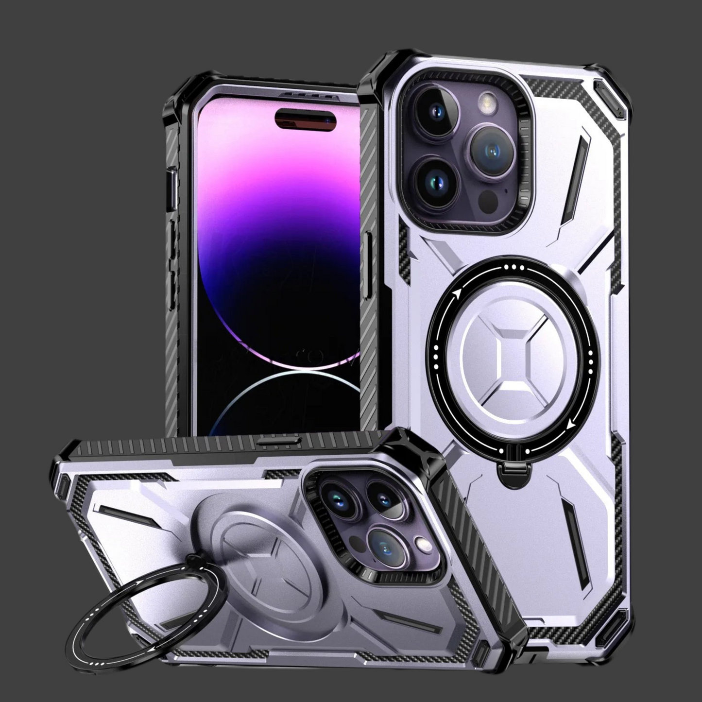 Magnetic MagSafe Case for iPhone Heavy Duty Shock Absorption