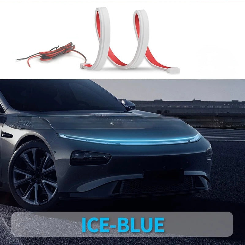 LED Car Hood Lights Strip Universal Auto Decorative Atmosphere Lights