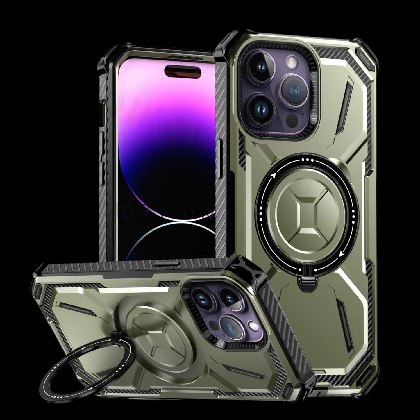 Magnetic MagSafe Case for iPhone Heavy Duty Shock Absorption