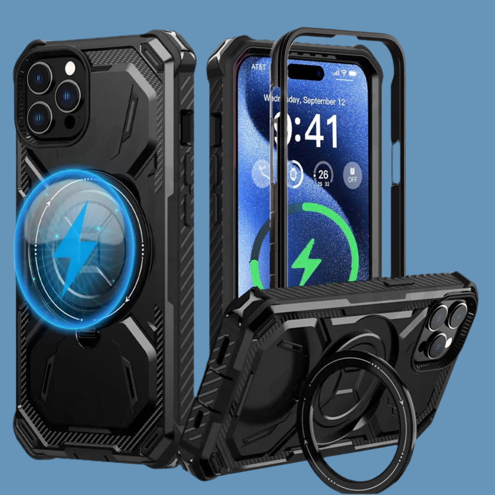 Magnetic MagSafe Case for iPhone Heavy Duty Shock Absorption