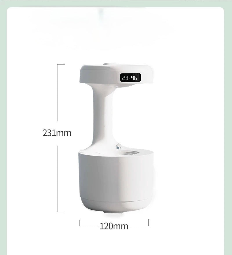 800ML Ultrasonic Anti Gravity Levitating Water Drops Air Humidifier