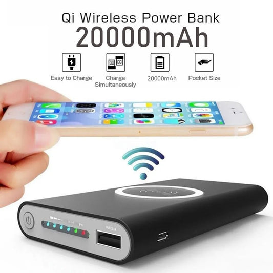 Portable Ultra Thin Wireless Fast Charging Power Bank