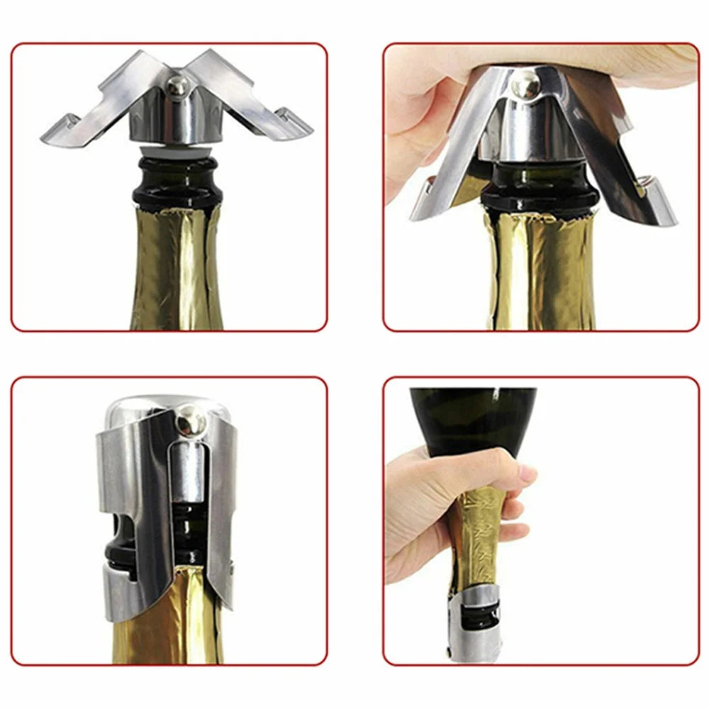 Stainless Steel Sparkling Wine Stopper