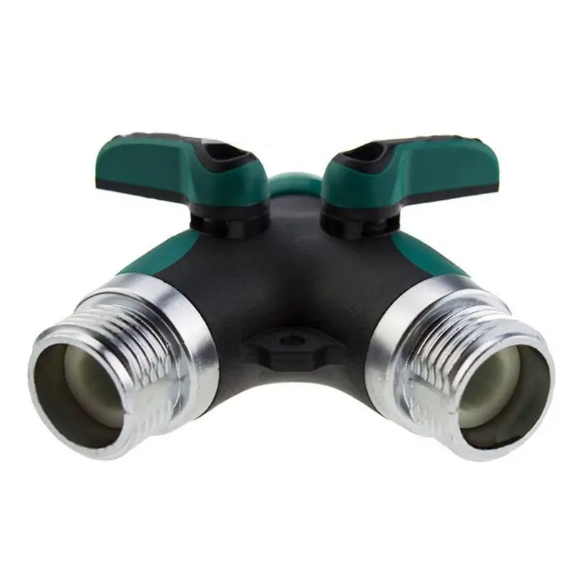 2 Way Heavy Duty Garden Hose Splitter Y Connector