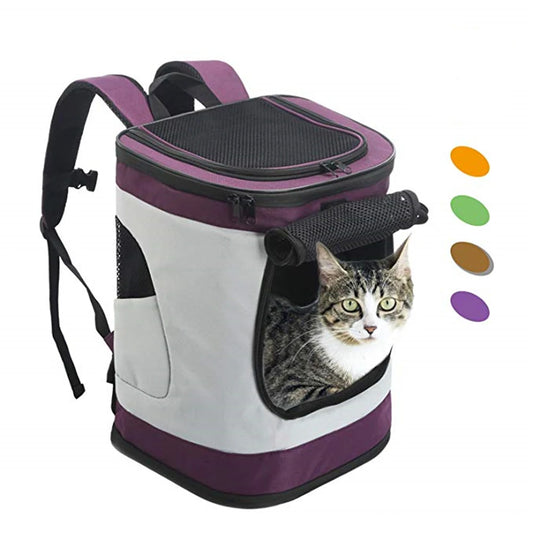 Double Shoulder Breathable Backpack For Small Pets