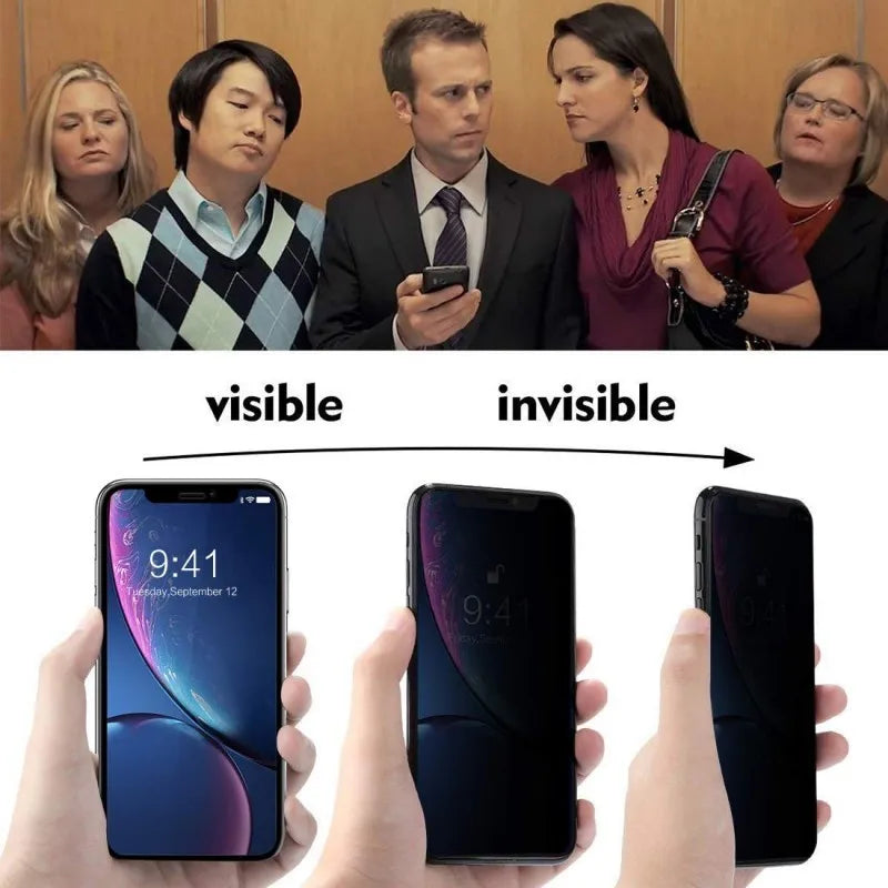 Tempered Privacy Glass Magnetic Case for iPhone 11 Pro Max XS MAX XR X 8 7 13 14 Plus XE