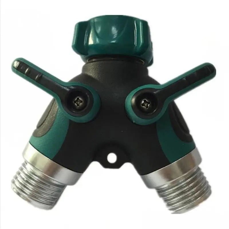 2 Way Heavy Duty Garden Hose Splitter Y Connector