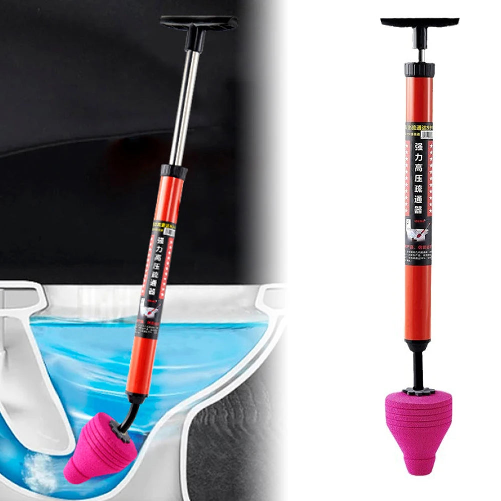 Unblock Toilet High Pressure One-Shot Toilet Plunger Cleaner – Silicone Rapid Drain & Sewer Unclog Tool