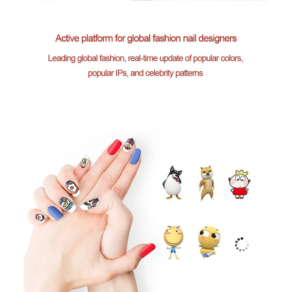 Multifunctional Digital Nail 3D Art Polishing Printer
