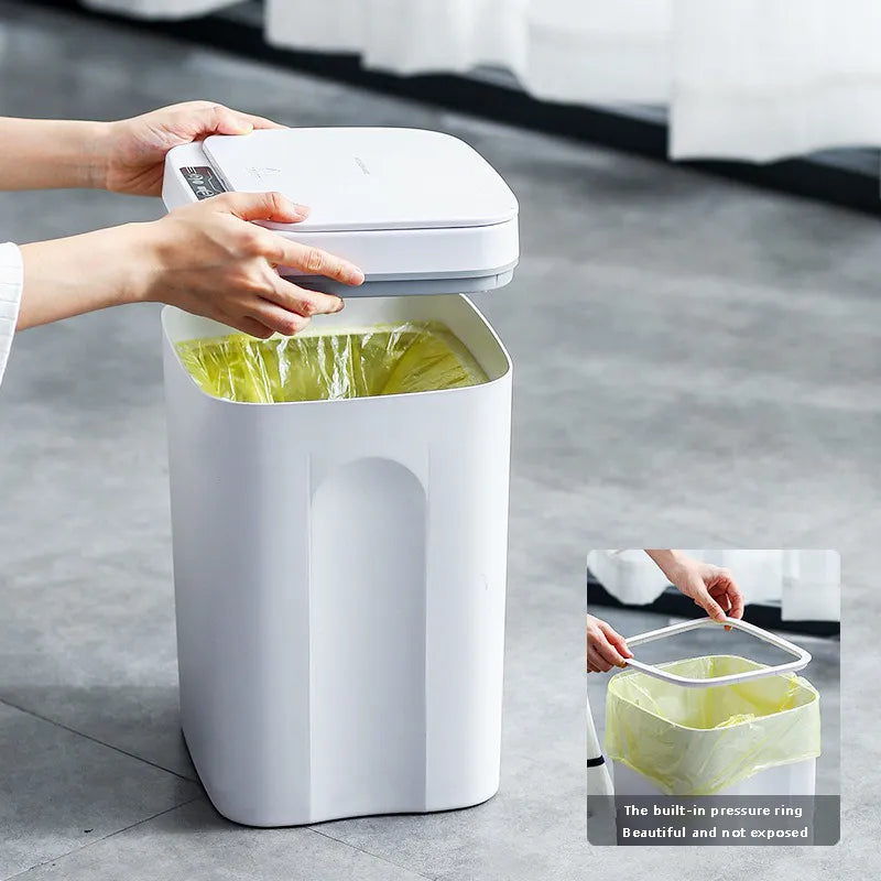 12-16L Smart Automatic Sensor Trash Can For Kitchen and Bathroom