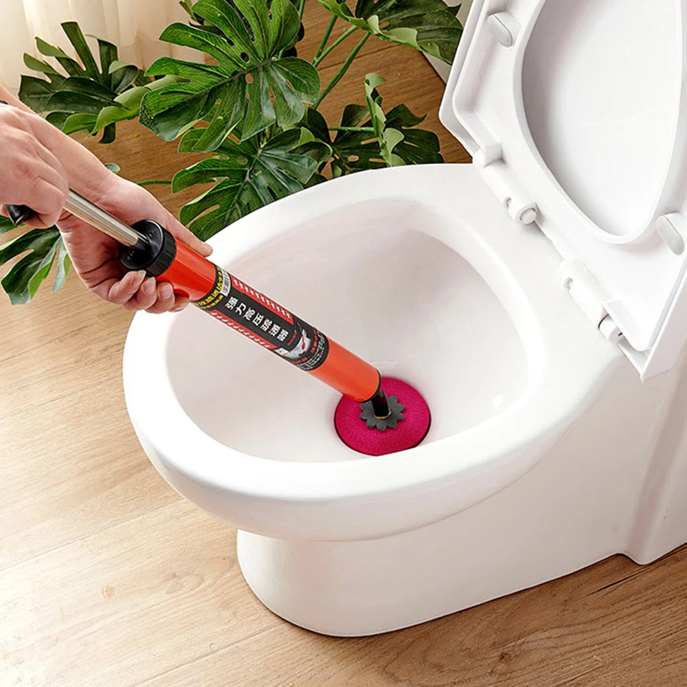Unblock Toilet High Pressure One-Shot Toilet Plunger Cleaner – Silicone Rapid Drain & Sewer Unclog Tool