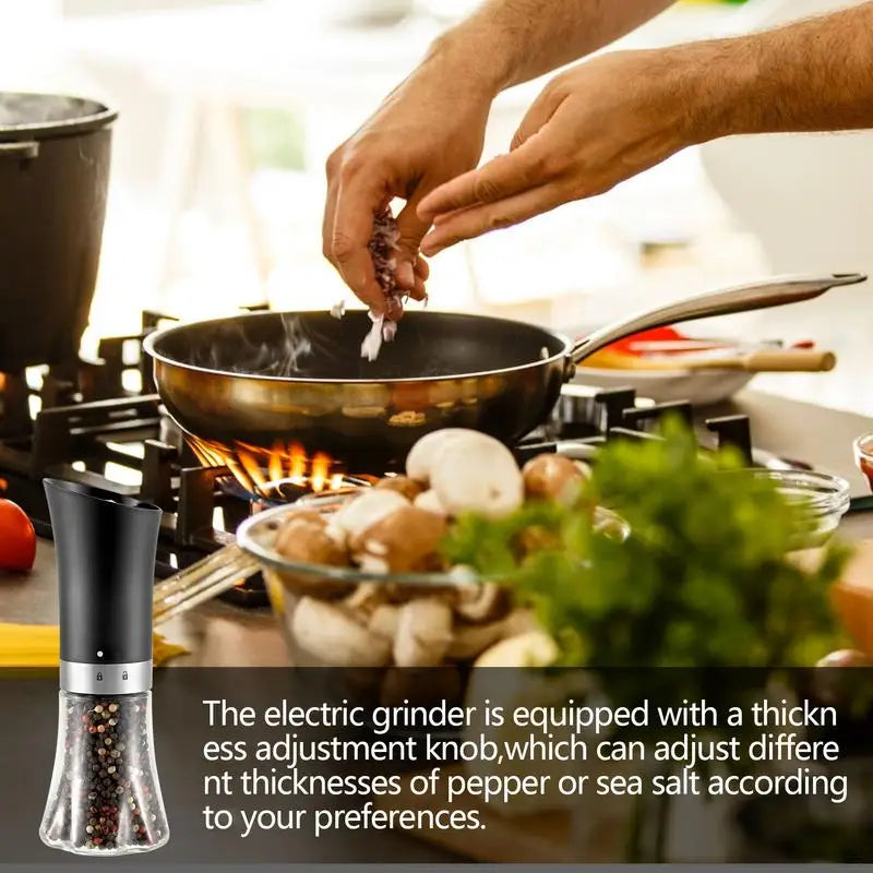 Electric Rechargeable Salt and Pepper Shaker Grinder