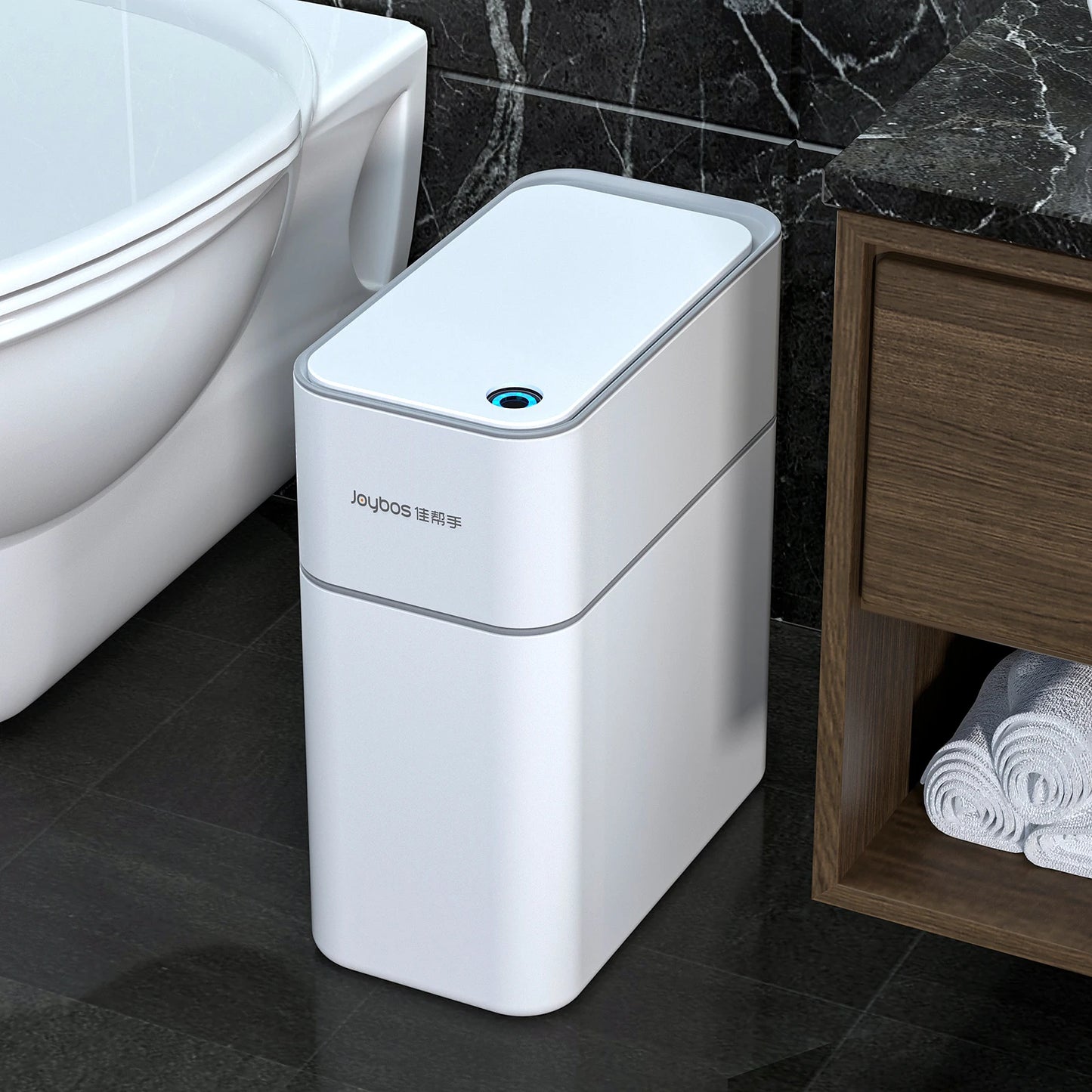 Smart Automatic Bagging Touchless Electronic Bathroom Trash Can