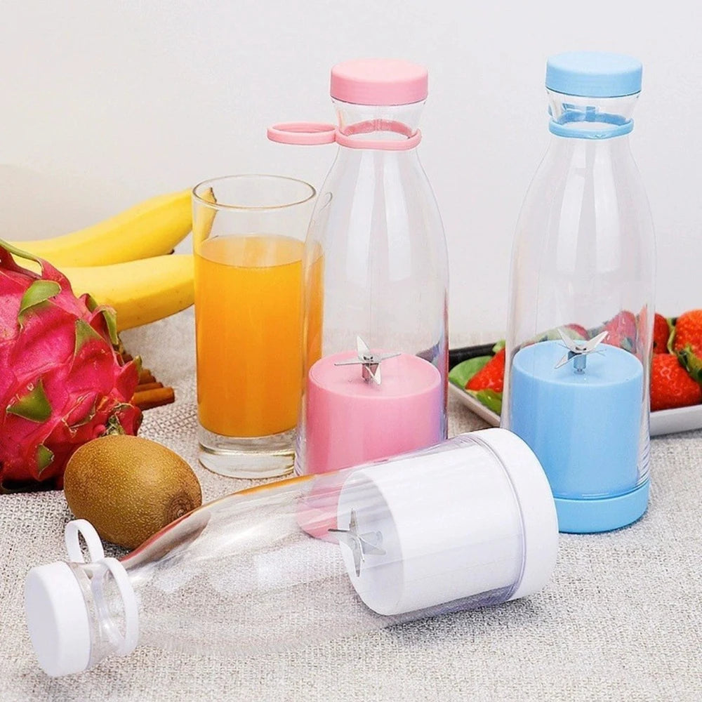FreshJuice Pro Portable Blender USB Rechargeable, 6 Blades, 20oz Travel Smoothie Cup for Fruits, Protein Shakes & Ice