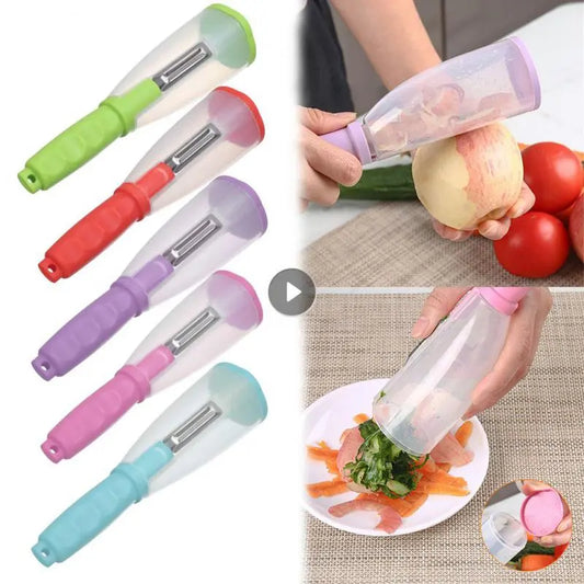 Vegetable Peeler With Container