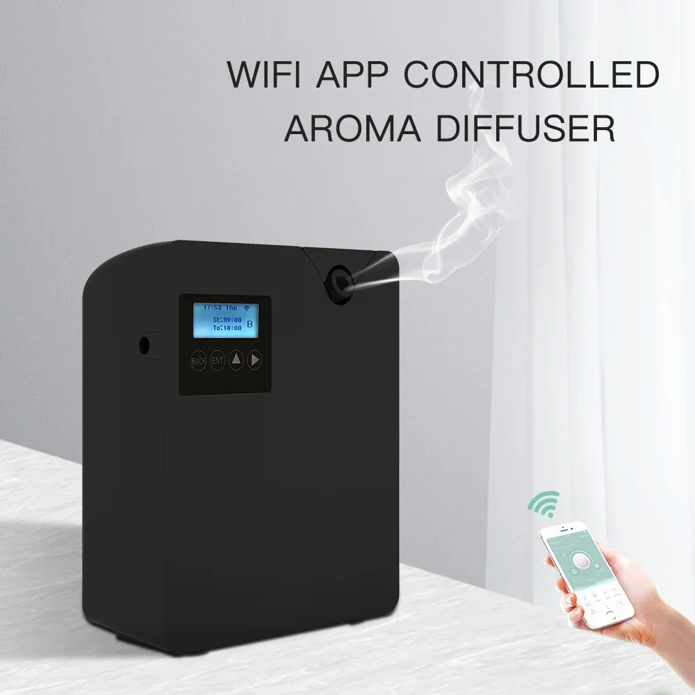 Waterless Aroma WIFI Controlled Essential Oil Diffuser