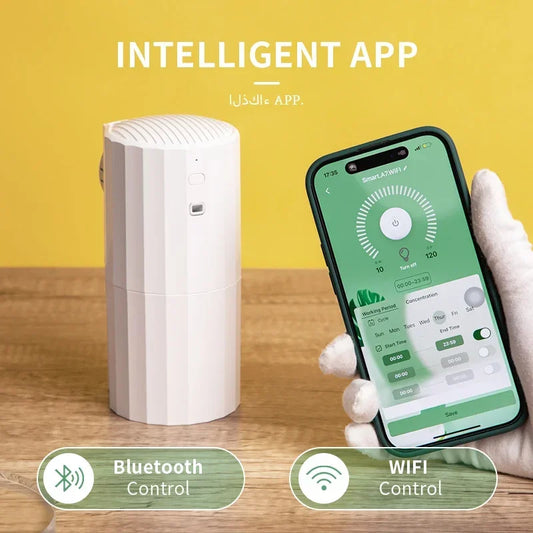Smart Essential Oil Diffuser With Bluetooth WIFI Control