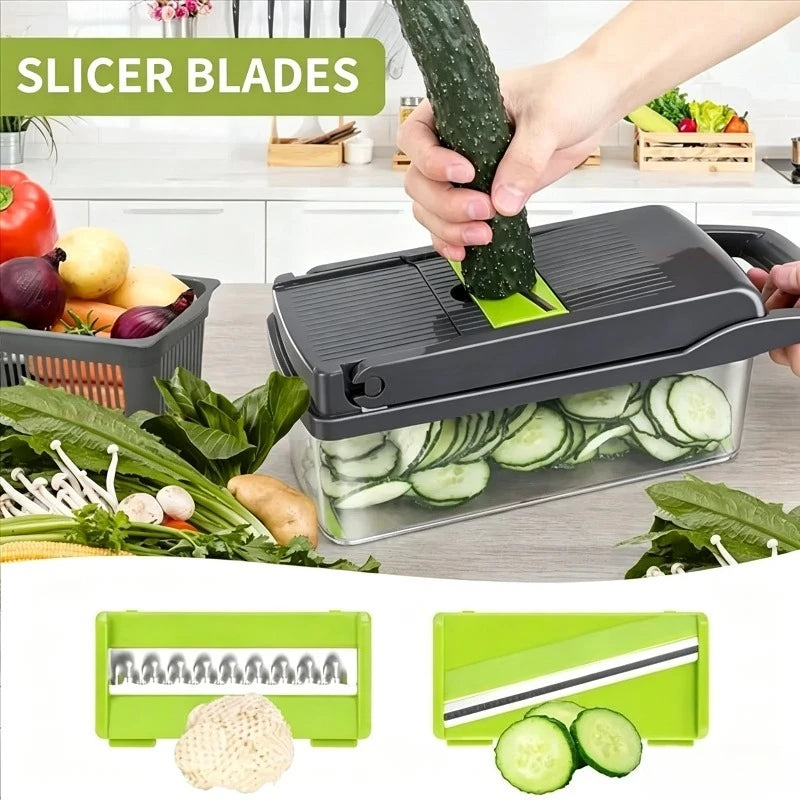 16-in-1 Multifunctional Vegetable Chopper & Food Processor
