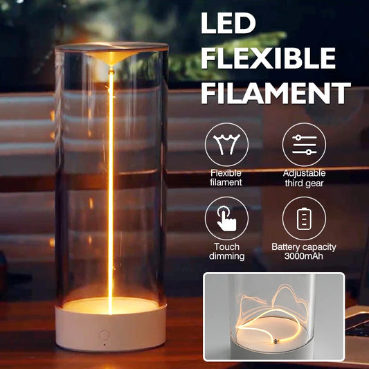 AUGE Flexible Filament LED Magnetic Cordless Table Lamp