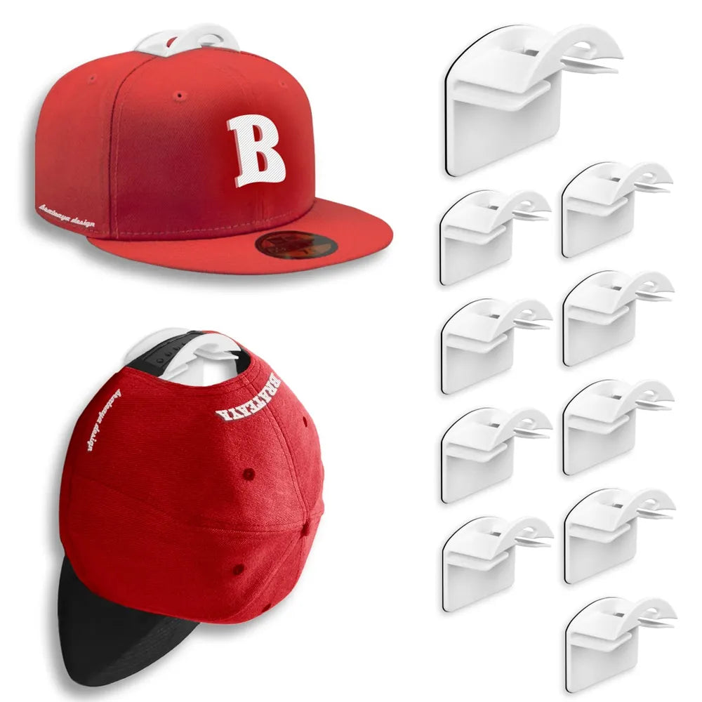 2/4pcs Adhesive Racks for Hanging Hats Simple No Drilling