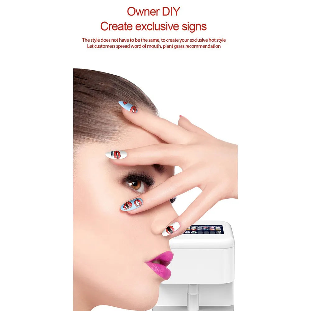 Multifunctional Digital Nail 3D Art Polishing Printer