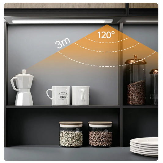 Motion Sensor Wireless LED USB Rechargeable Under Cabinet Light