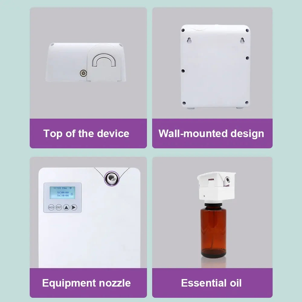 Waterless Aroma WIFI Controlled Essential Oil Diffuser