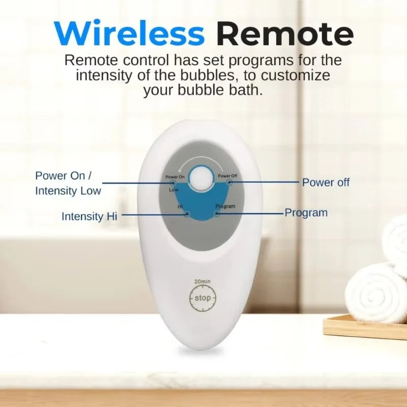 Ultimate Luxury Portable Spa Mat Bubble Massager + Thermal Therapy | Waterproof & Non-Slip Suction Design