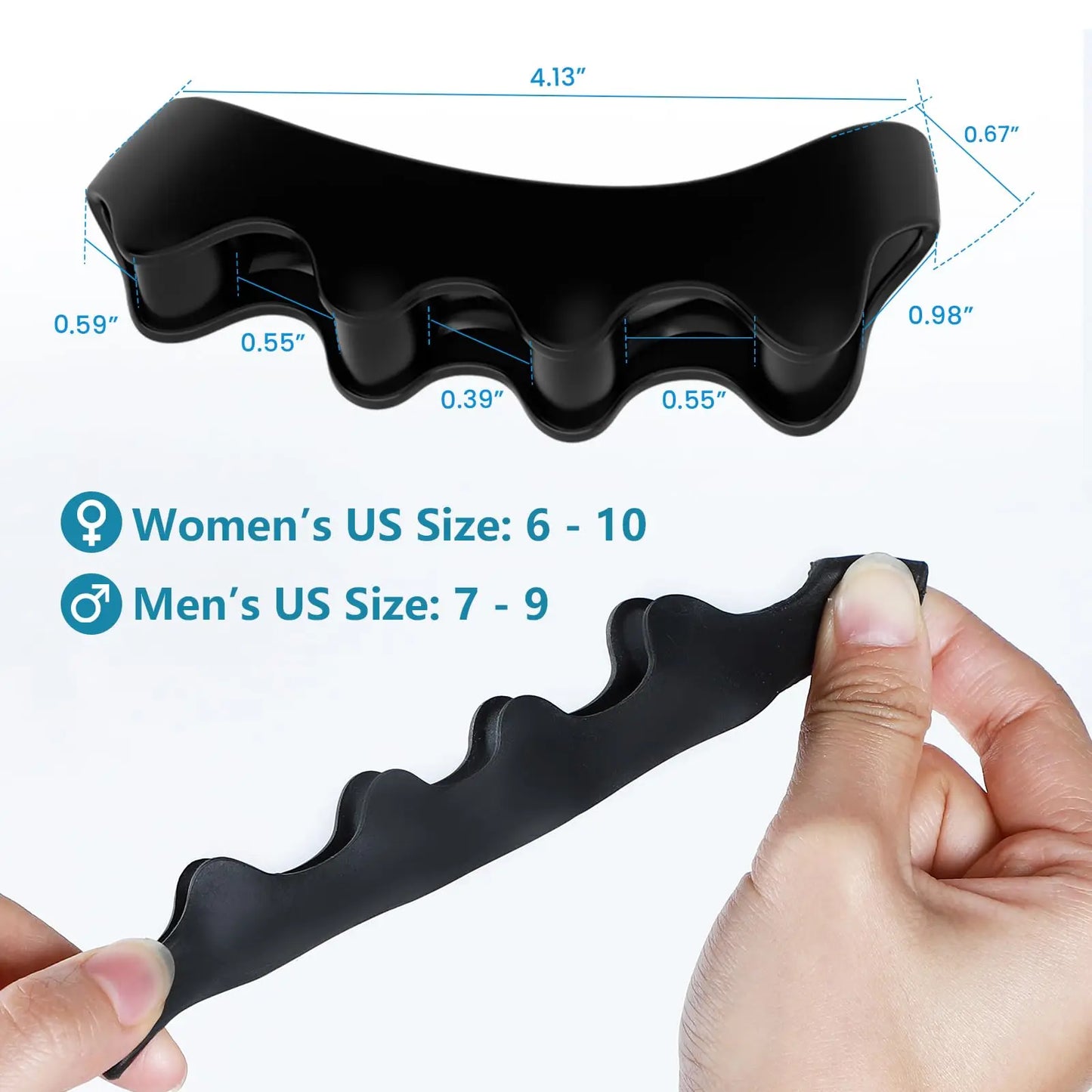 Toe Separators: Correct Foot Alignment, Relieve Bunion Pain, and Enhance Mobility