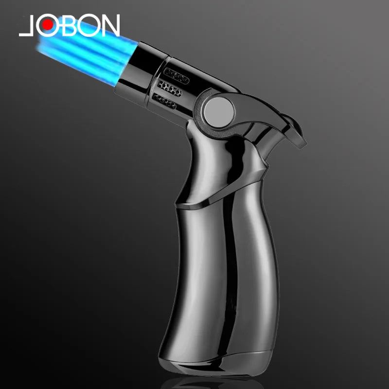 4 Flame Direct Flush Turbo Torch Butane Gas Lighter H Flame