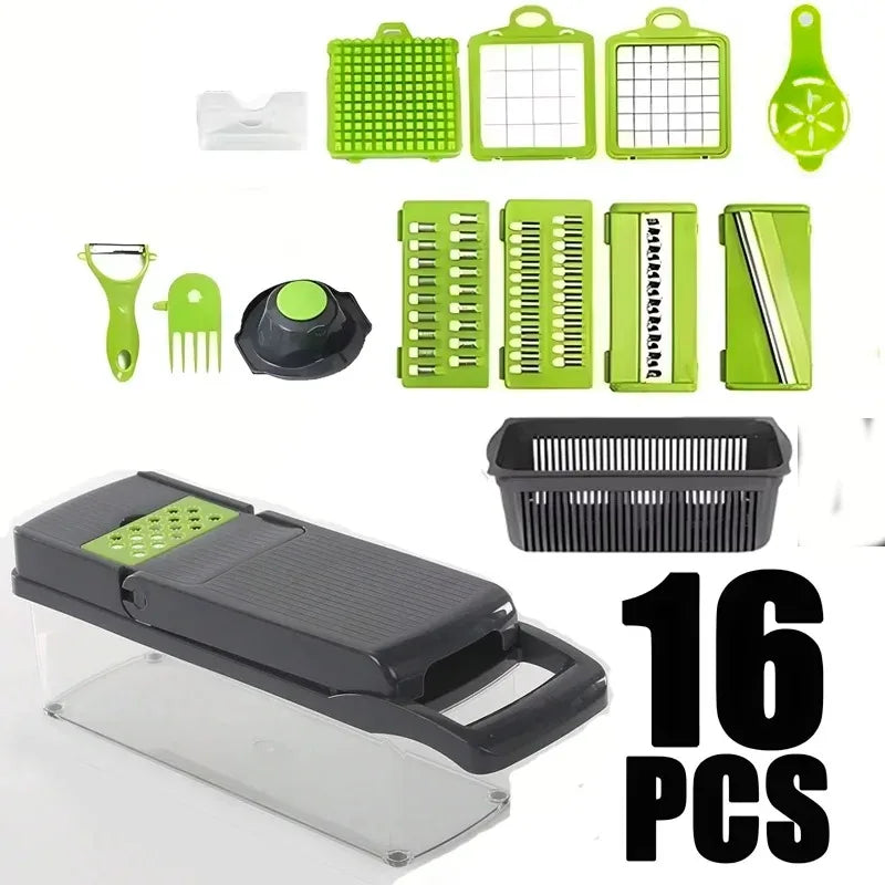 16-in-1 Multifunctional Vegetable Chopper & Food Processor