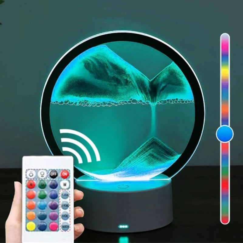 Creative 16 Color Quicksand Night Light